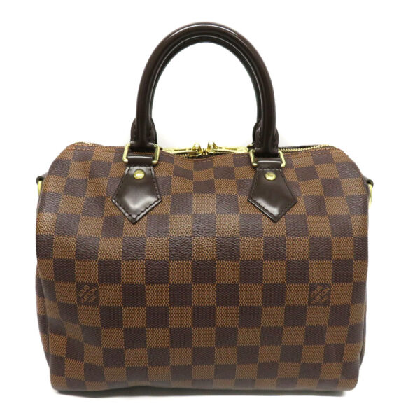 233006481 Louis Vuitton Speedy Bandouliere 25 Damier Ebene 2Way Bag