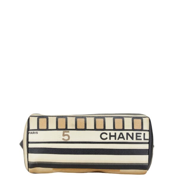 234 66568 4 Chanel Central Station Train Motif Mini Bag Beige Multicolor