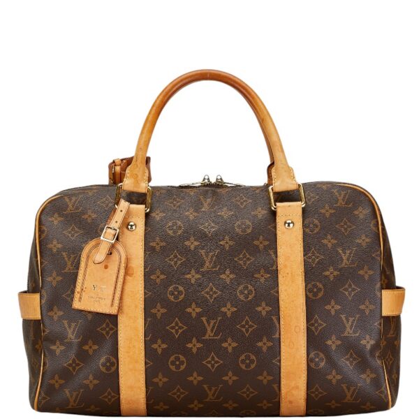 234 66635 1 Louis Vuitton Monogram Carryall Bag Brown