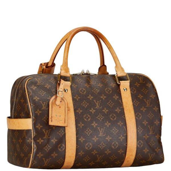 234 66635 2 Louis Vuitton Monogram Carryall Bag Brown