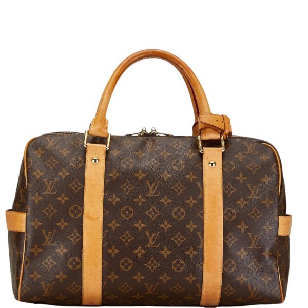 234 66635 3 Louis Vuitton Monogram Carryall Bag Brown