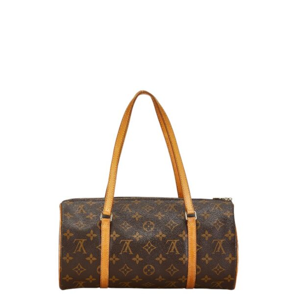 234 66655 3 Louis Vuitton Monogram Papillon 30 Shoulder Bag Brown