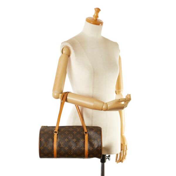 234 66655 9 Louis Vuitton Monogram Papillon 30 Shoulder Bag Brown