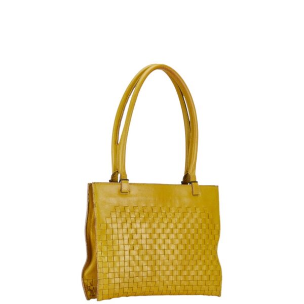 234 66663 2 Bottega Veneta Intrecciato Handbag Yellow