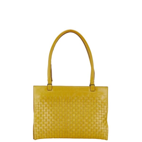 234 66663 3 Bottega Veneta Intrecciato Handbag Yellow