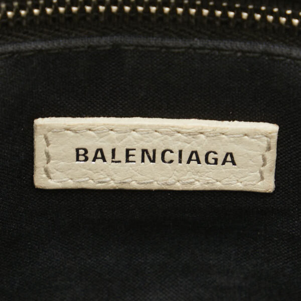 234 66665 10 Balenciaga Shopping Tote 2WAY Handbag White