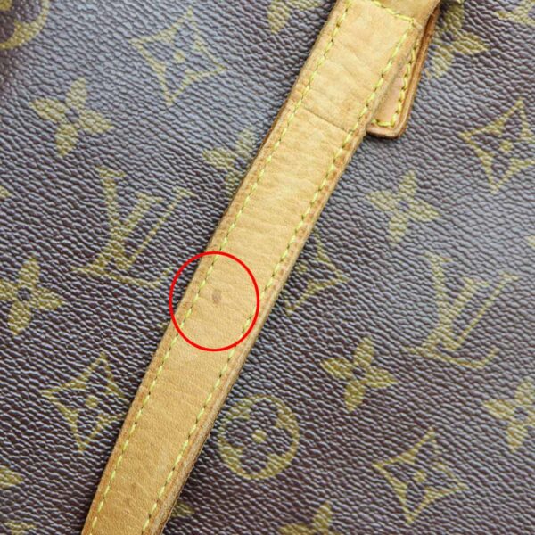 2349 15 Louis Vuitton Cabas Mezzo Monogram Canvas Tote Bag Brown