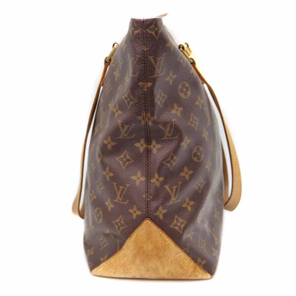 2349 3 Louis Vuitton Cabas Mezzo Monogram Canvas Tote Bag Brown