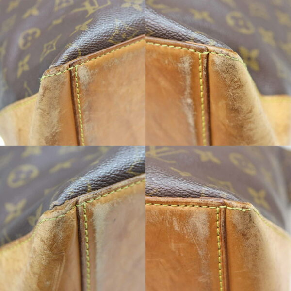 2349 6 Louis Vuitton Cabas Mezzo Monogram Canvas Tote Bag Brown