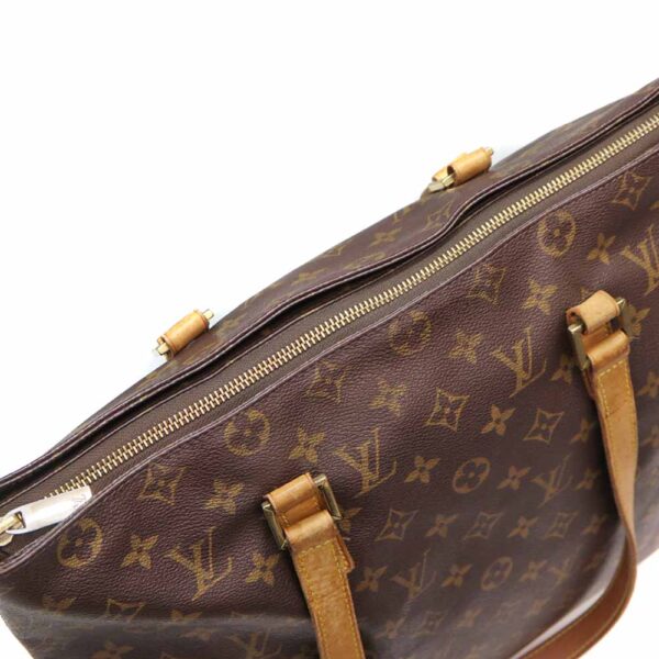 2349 8 Louis Vuitton Cabas Mezzo Monogram Canvas Tote Bag Brown