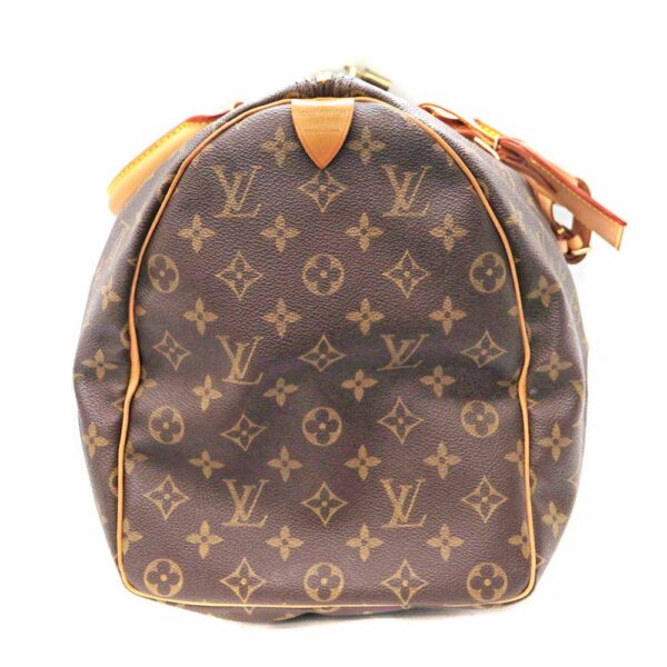 2365 4 Louis Vuitton Keepall 45 Monogram Canvas Bag Brown