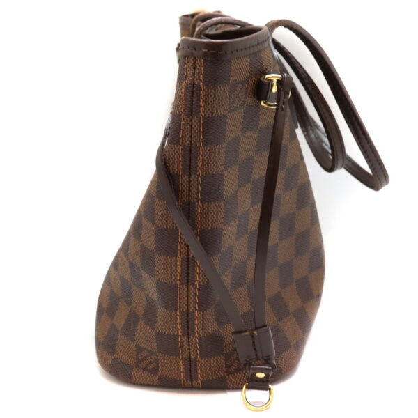 2378 3 Louis Vuitton Neverfull PM Tote Bag Damier Canvas Ebene Brown