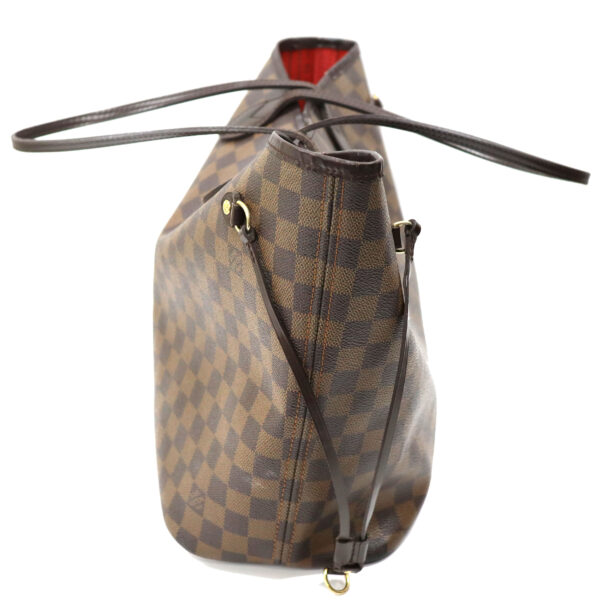 24 1089 4 Louis Vuitton Neverfull MM Damier Ebene Tote Bag