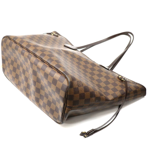 24 1089 6 Louis Vuitton Neverfull MM Damier Ebene Tote Bag