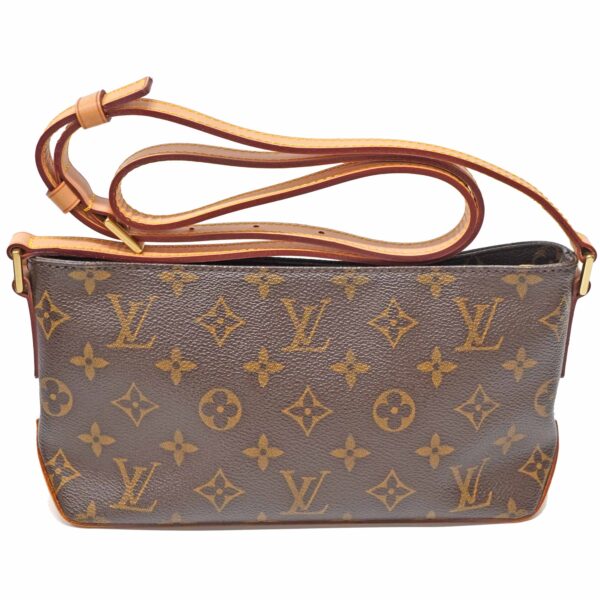 24 1113 2 Louis Vuitton Trotter Shoulder Bag Crossbody Monogram Brown