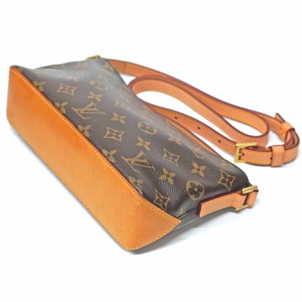 24 1113 6 Louis Vuitton Trotter Shoulder Bag Crossbody Monogram Brown