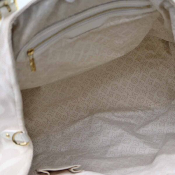 24 1353 20 Louis Vuitton Taysienne GM Tote Bag Cruise Line Canvas Leather Beige