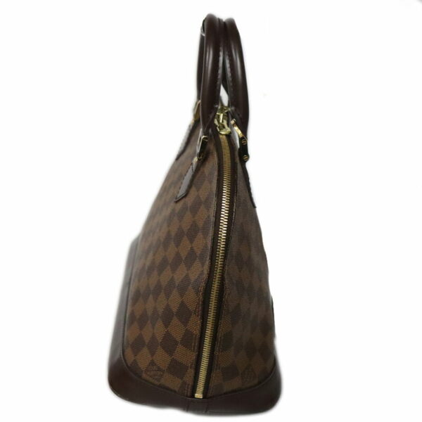 24 1434 3 Louis Vuitton Alma Handbag Damier Canvas Ebene