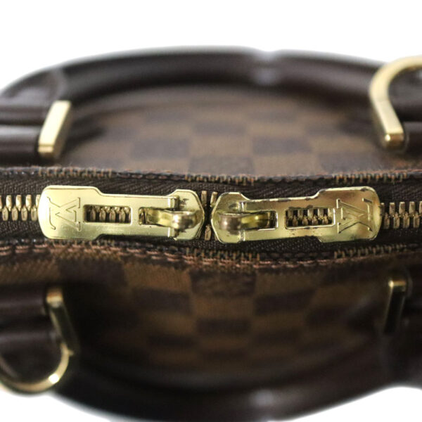 24 1434 7 Louis Vuitton Alma Handbag Damier Canvas Ebene