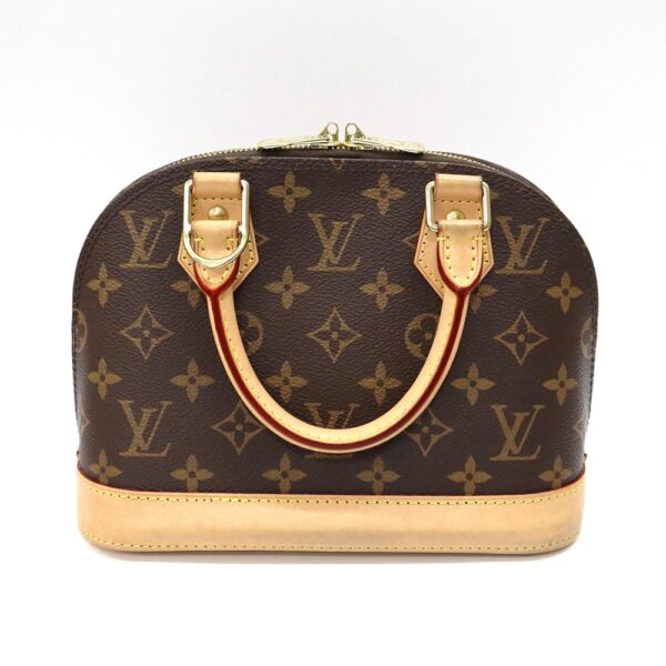 24 1799 2 Louis Vuitton Alma BB Monogram Canvas Handbag