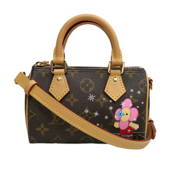 24 1866 1 Louis Vuitton Vivienne Nano Speedy 2way Bag Monogram