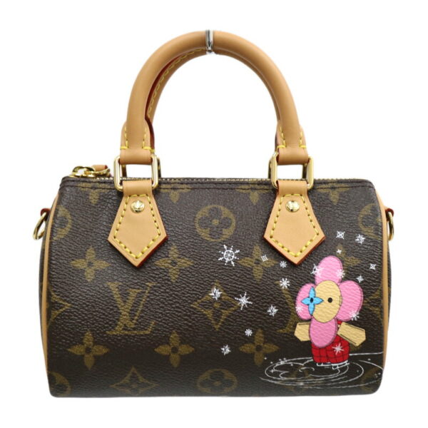 24 1866 2 Louis Vuitton Vivienne Nano Speedy 2way Bag Monogram