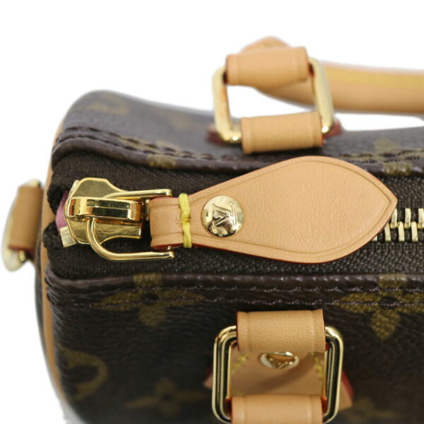 24 1866 8 Louis Vuitton Vivienne Nano Speedy 2way Bag Monogram