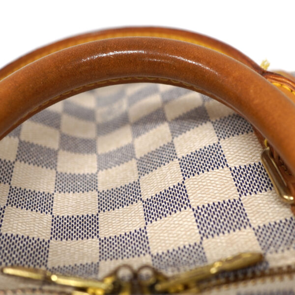 24 2326 14 Louis Vuitton Keepall Bandouliere 55 Damier Azur Bag