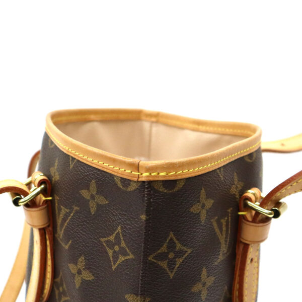 24 2550 6 Louis Vuitton Bucket PM Monogram Canvas Tote Bag