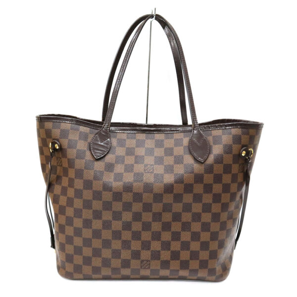 24 3377 1 Louis Vuitton Neverfull MM Damier Rose Ballerine Bag