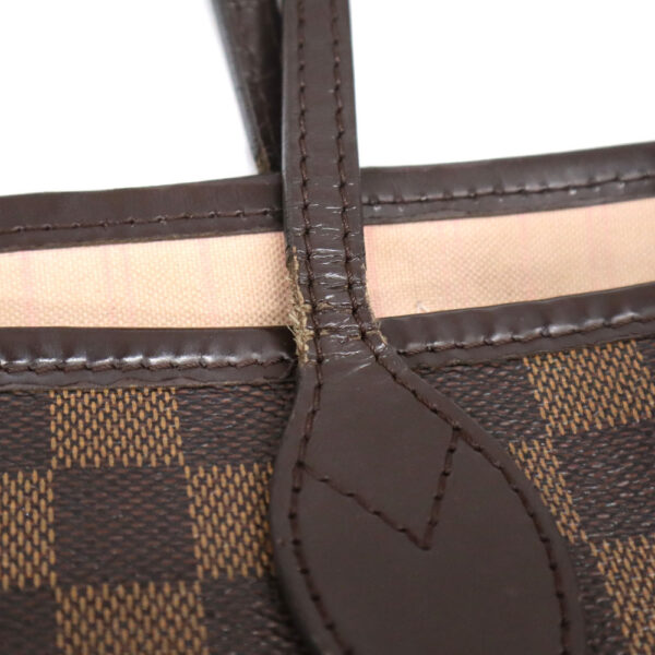 24 3377 10 Louis Vuitton Neverfull MM Damier Rose Ballerine Bag