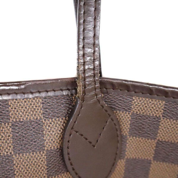 24 3377 9 Louis Vuitton Neverfull MM Damier Rose Ballerine Bag