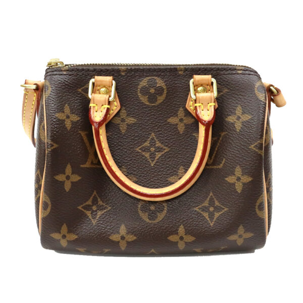 24 5069 1 Louis Vuitton Nano Speedy Handbag Brown