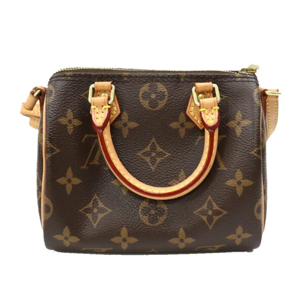 24 5069 2 Louis Vuitton Nano Speedy Handbag Brown