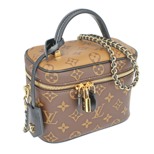 24 957 01 Louis Vuitton Vanity PM 2WAY Bag Monogram Reverse