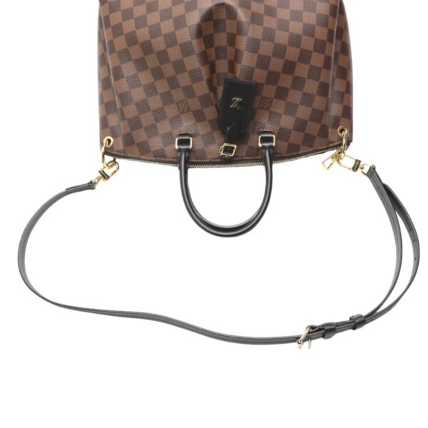 2401140003002 11 Louis Vuitton Odeon MM 2WAY Bag Damier Canvas Brown