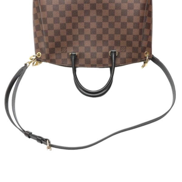 2401140003002 12 Louis Vuitton Odeon MM 2WAY Bag Damier Canvas Brown