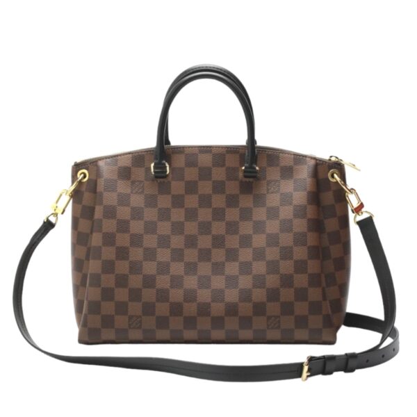 2401140003002 3 Louis Vuitton Odeon MM 2WAY Bag Damier Canvas Brown