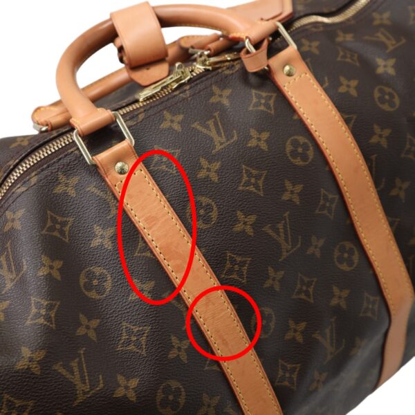 2401270002006 0 12 Louis Vuitton Keepall 55 Bag Monogram Canvas Brown