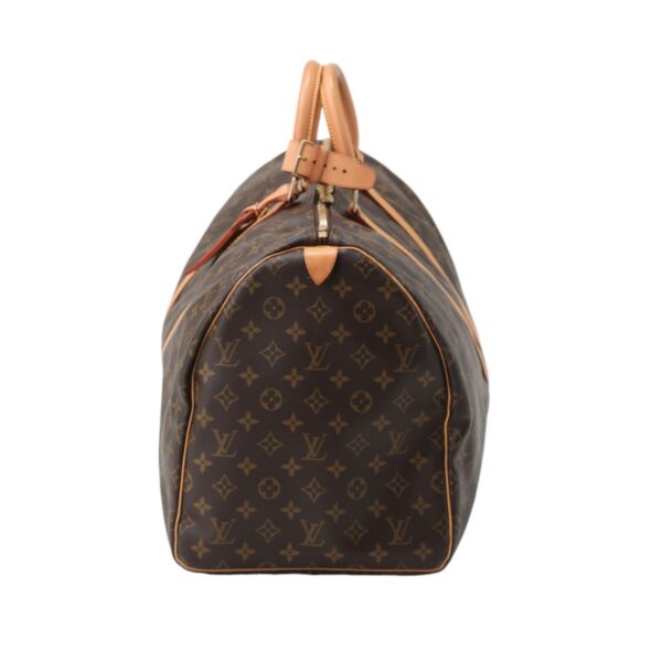 2401270002006 0 3 Louis Vuitton Keepall 55 Bag Monogram Canvas Brown