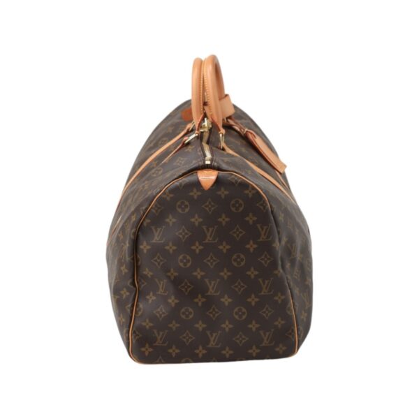 2401270002006 0 4 Louis Vuitton Keepall 55 Bag Monogram Canvas Brown