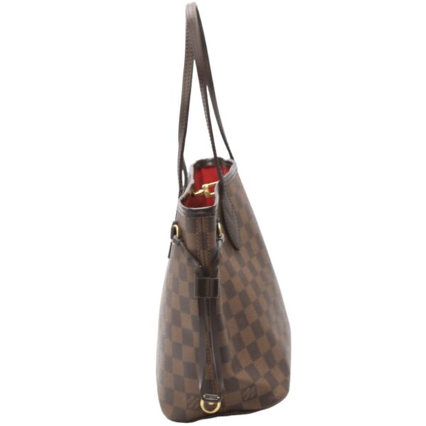 2401270002011 3 Louis Vuitton Neverfull PM Handbag Damier Canvas Brown