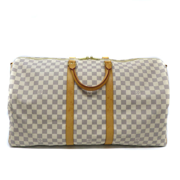 24023581 Louis Vuitton Keepall Bandouliere Bag Damier Azur