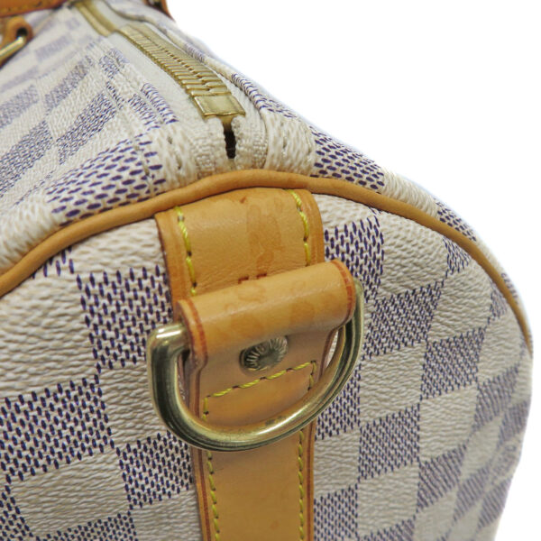 240235811 Louis Vuitton Keepall Bandouliere Bag Damier Azur