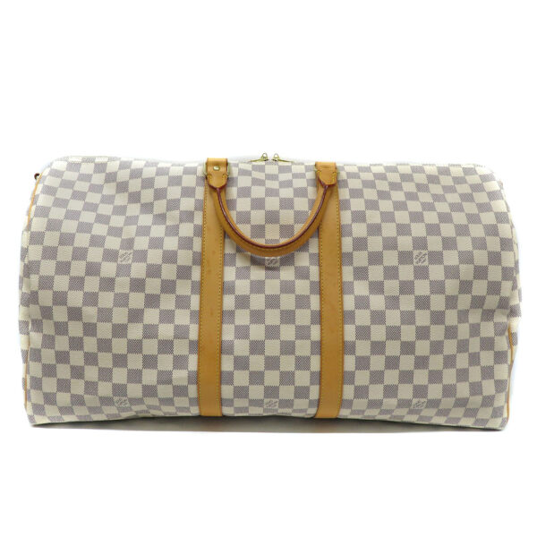 24023582 Louis Vuitton Keepall Bandouliere Bag Damier Azur