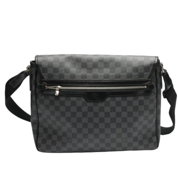 2403160002026 0 2 Louis Vuitton Daniel GM Shoulder Bag Damier Graphite Black