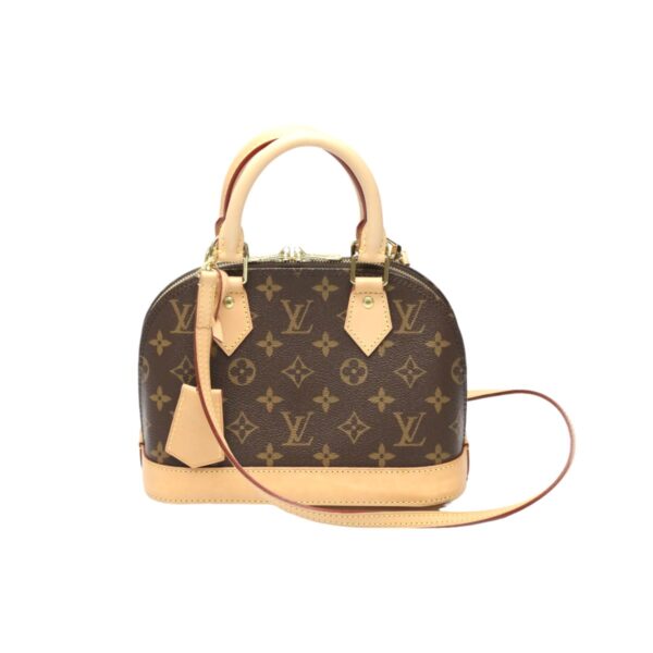 2403160002040 0 1 Louis Vuitton Alma BB 2WAY Handbag Monogram Canvas Brown