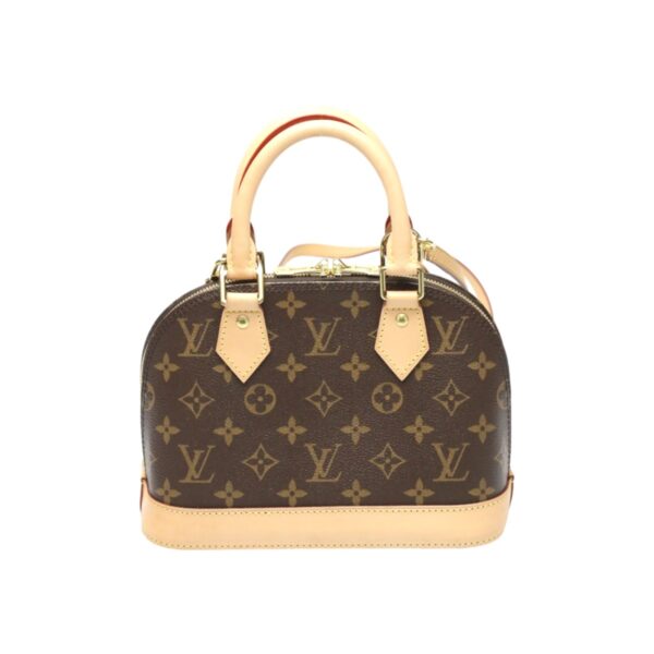 2403160002040 0 2 Louis Vuitton Alma BB 2WAY Handbag Monogram Canvas Brown