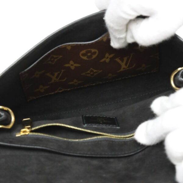 2403160002044 0 16 Louis Vuitton Monogram Flap Bag 2WAY Monogram Canvas Brown