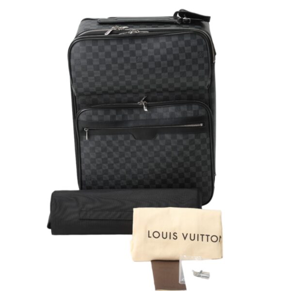 2404170040026 0 33 Louis Vuitton Pegasus 55 Travel Bag Damier Graphite Gray